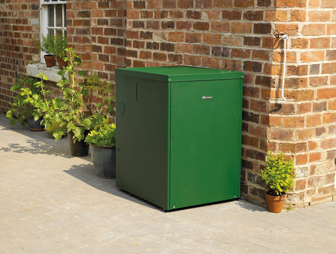 oil boiler external